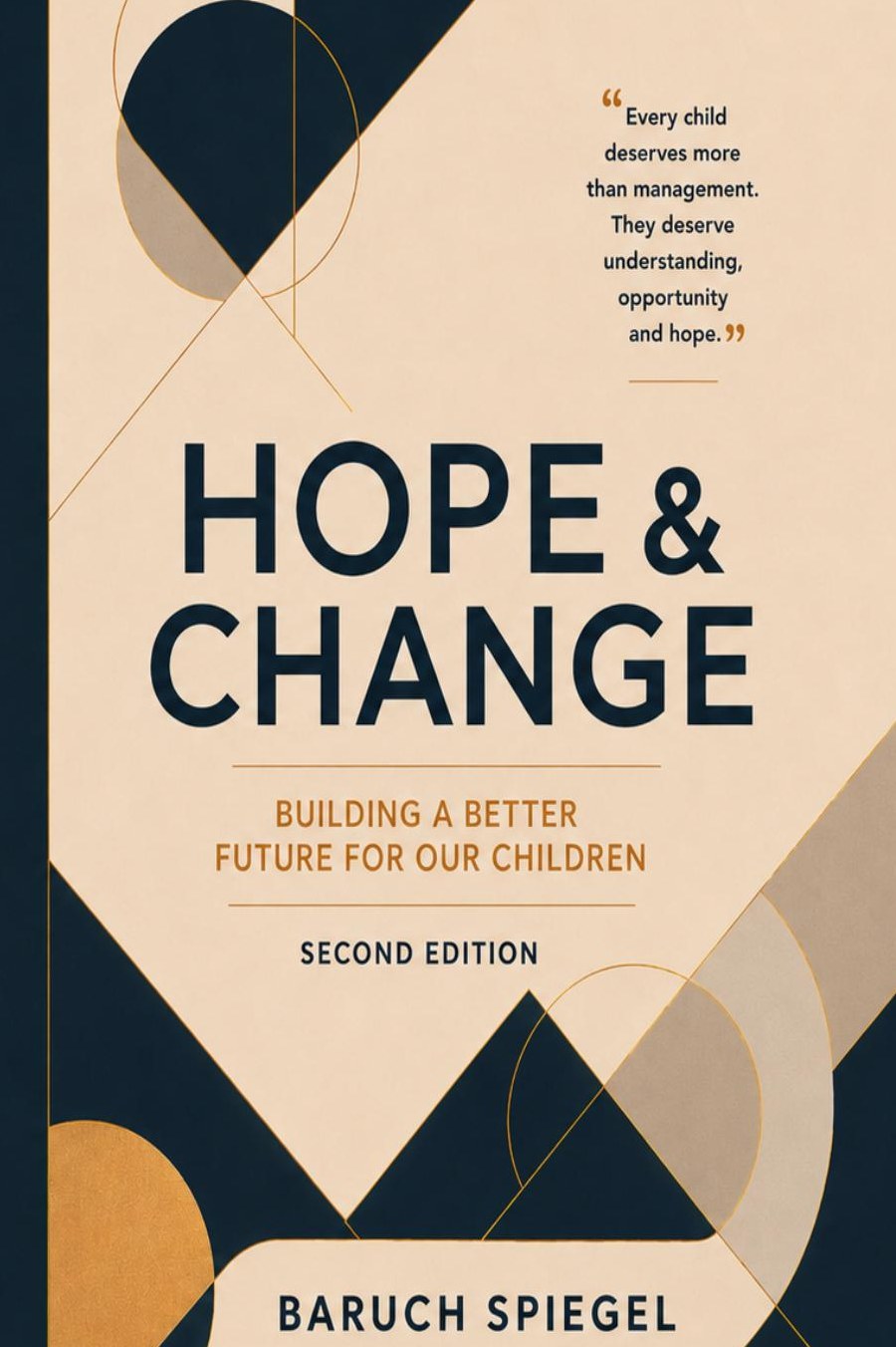 Hope & Change: Building a Better Future For Our Children front cover