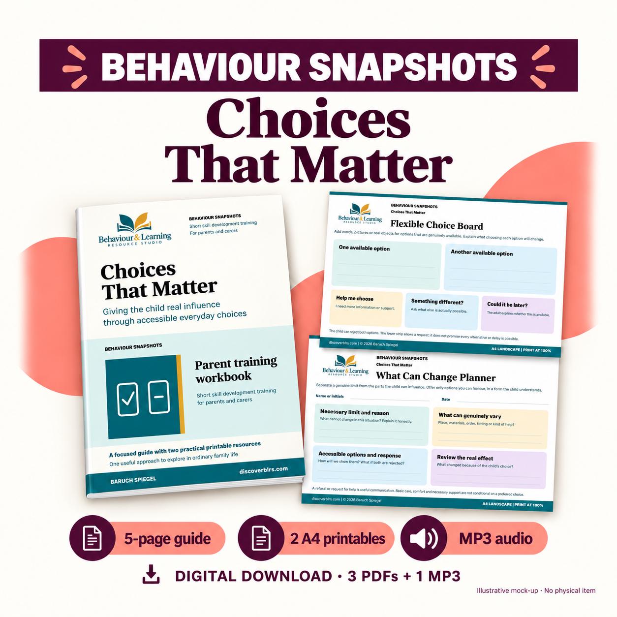 Behaviour Snapshots: Choices That Matter product image
