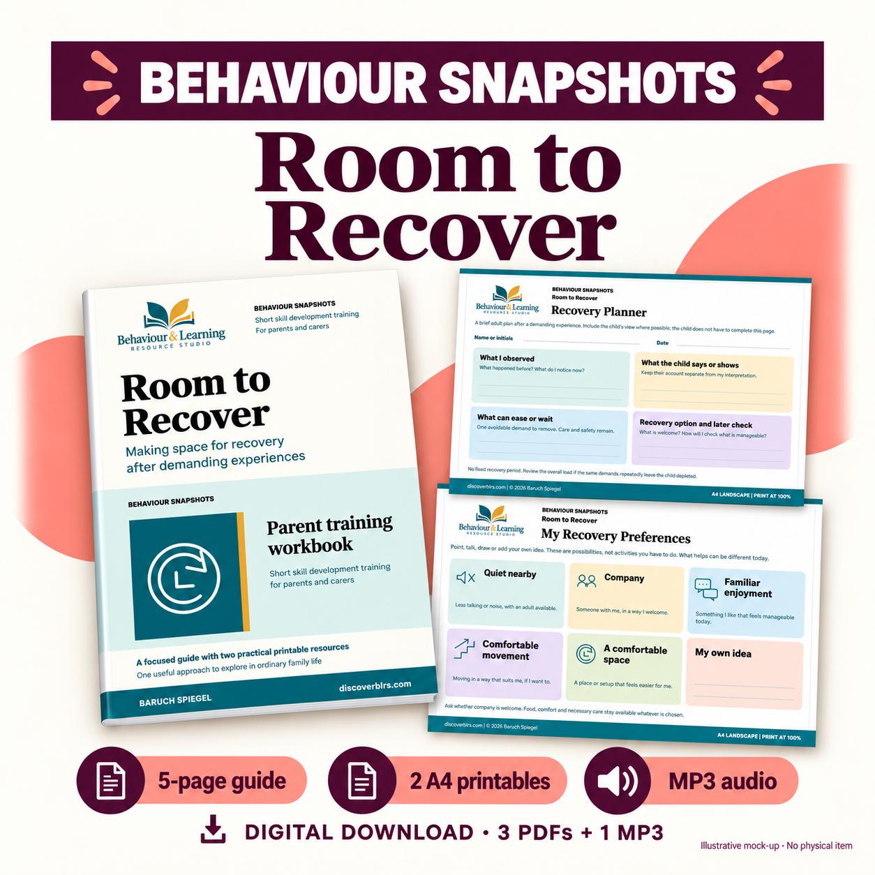 Behaviour Snapshots: Room to Recover product image