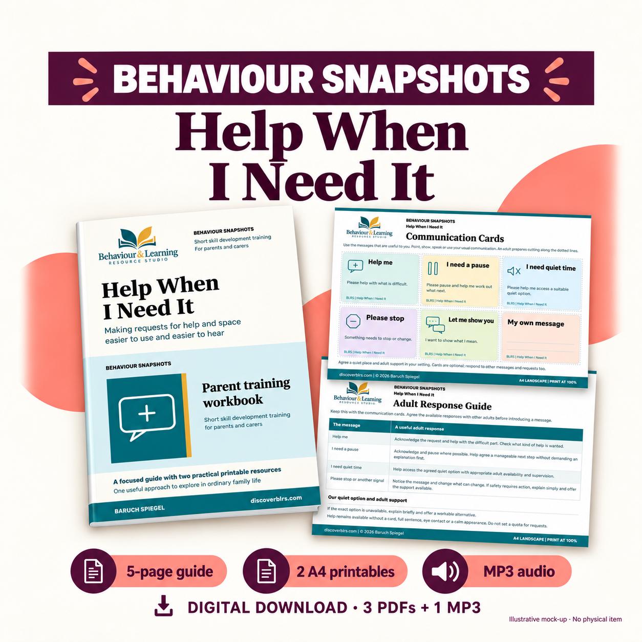 Behaviour Snapshots: Help When I Need It product image